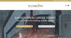 Desktop Screenshot of plumblinestaffing.com